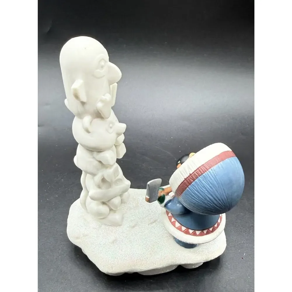 Hallmark Frosty Friends #37 Ice Totem Pole Carving Ornament QX9131 No Box -LO23